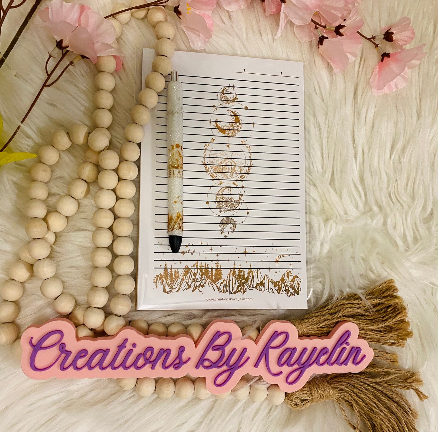 Book Lover Inspired Notepads & Custom Ink Joy Gel Pens.