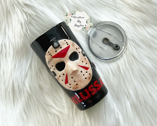 Jason Personalize Tumbler (Hand Sculpted 3D Tumbler)