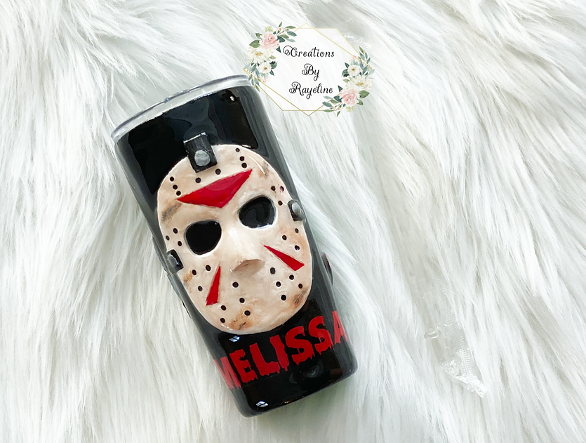 Jason Personalize Tumbler (Hand Sculpted 3D Tumbler)