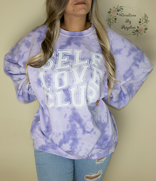 SELF LOVE CLUB- TIE DYE Sweatshirt